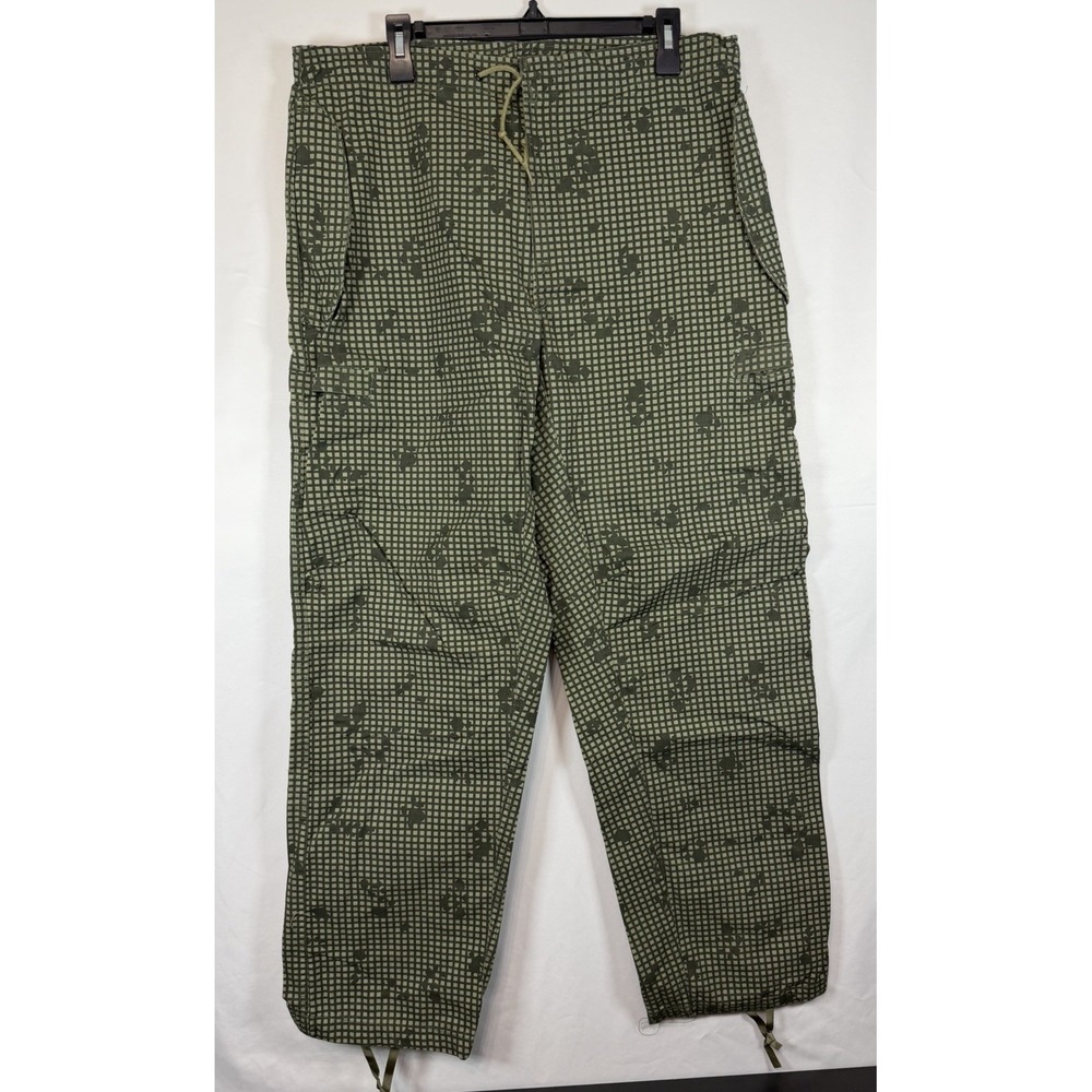 Vintage Desert Night Camo Pants Mens M Long US Military DNC Overpants Army 80s